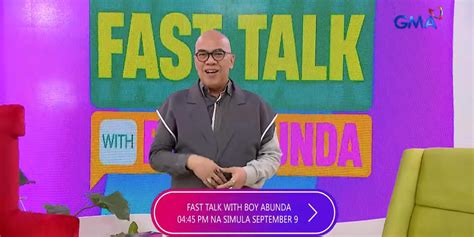 fast talk with boy abunda time slot|'Fast Talk With Boy Abunda' to air at 4 p.m. beginning May 27.